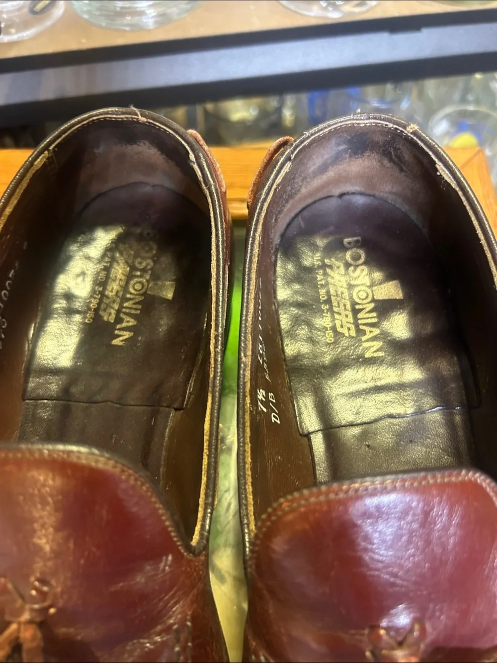 Bostonian upper brown leather